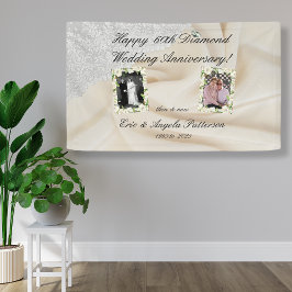Diamond 60. Hochzeitstag Banner