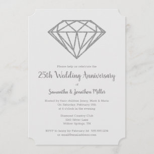 Diamond 60. Hochzeitstag Einladung