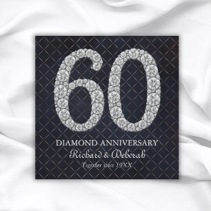 Diamond 60. Hochzeitstag Gruß Karte