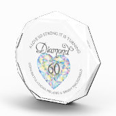 Diamond 60 Jahre Herzkunst Fotoblock (Rechts)