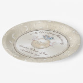 Diamond 60-Jubiläum Paper Teller Personalisiert (Schrägansicht)