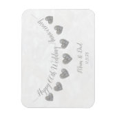 Diamond 60. Mama & Papa Hochzeitstag Magnet (Vertikal)