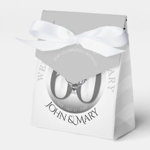Diamond 60 TH Wedding Anniversary Fvor Box Geschenkschachtel