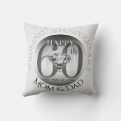 Diamond 60. Wedding Anniversary Pillow Kissen (Rückseite)