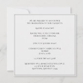 Diamond Abschluss Tassel Ankündigung (Rückseite)