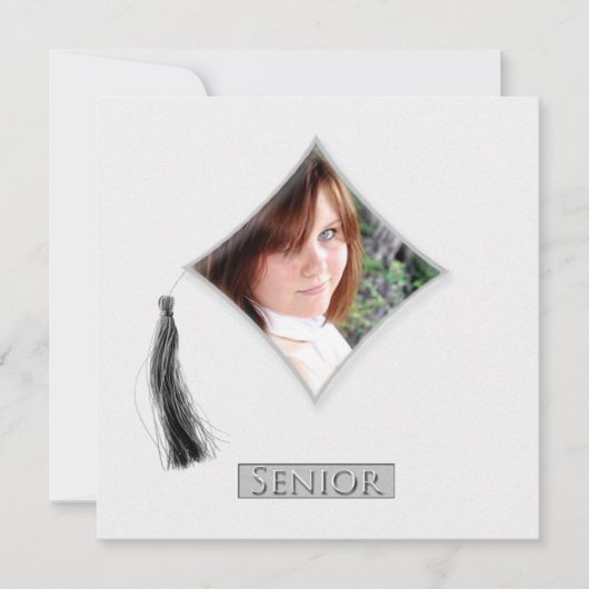 Diamond Abschluss Tassel Ankündigung (Vorderseite)