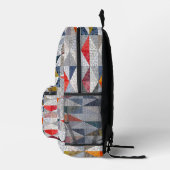 Diamond Abstrakt Bedruckter Rucksack (Rechts)