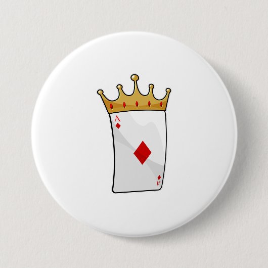 Diamond Ace mit King Crown Button (Vorderseite)