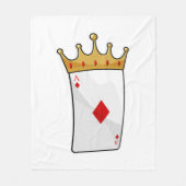 Diamond Ace mit King Crown Fleecedecke (Vorderseite)