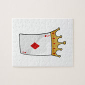 Diamond Ace mit King Crown Puzzle (Horizontal)