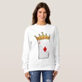 Diamond Ace mit King Crown Sweatshirt (Vorne ganz)