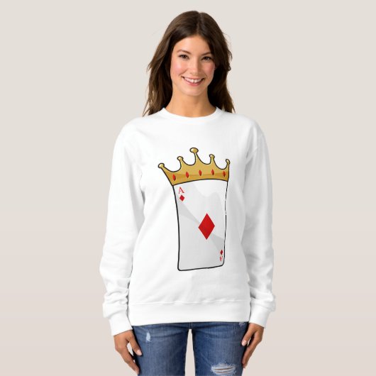 Diamond Ace mit King Crown Sweatshirt (Vorne ganz)