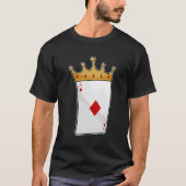 Diamond Ace mit King Crown T-Shirt (Vorderseite)