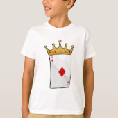 Diamond Ace mit King Crown T-Shirt (Vorderseite)