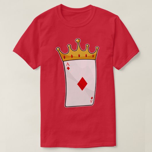 Diamond Ace mit King Crown T-Shirt (Design vorne)