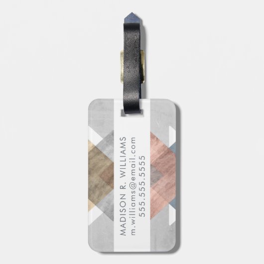 Diamond Align I Gepäckanhänger (Rückseite vertikal)