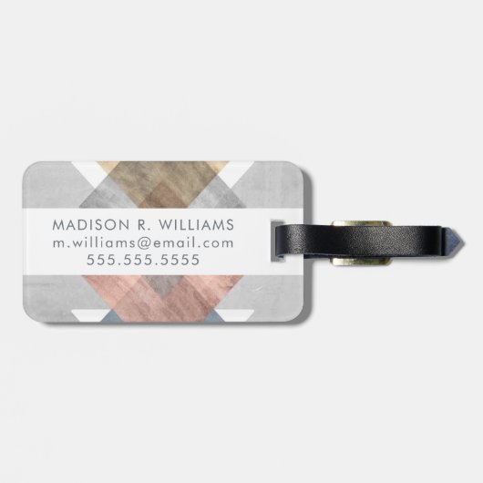 Diamond Align I Gepäckanhänger (Rückseite horizontal)