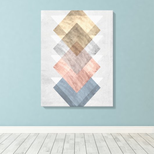 Diamond Allign I Leinwanddruck (Insitu (Holzboden))