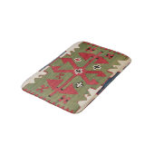 Diamond Arrow Konya Blue Green Cowboy Badematte (Schrägansicht)