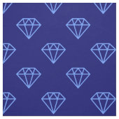 Diamond - Baby Blue on Deep Navy Stoff (Muster)