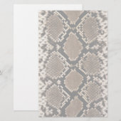 Diamond Back Rattlessnake Skin Briefpapier (Vorne/Hinten)
