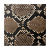 Diamond Back Rattlessnake Skin Fliese (Vorderseite)