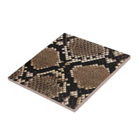 Diamond Back Rattlessnake Skin Fliese (Seite)