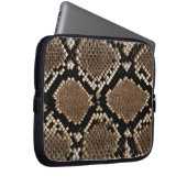 Diamond Back Rattlessnake Skin Laptopschutzhülle (Vorne Rechts)