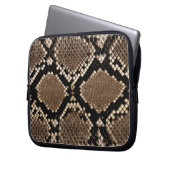 Diamond Back Rattlessnake Skin Laptopschutzhülle (Vorderseite Links)