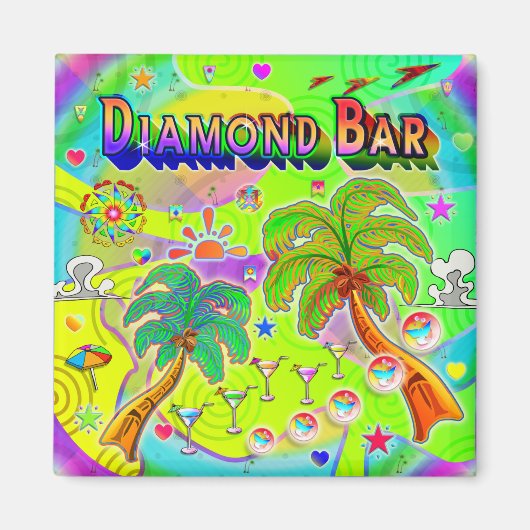 Diamond Bar Mind Focus Magnet (Vorne)