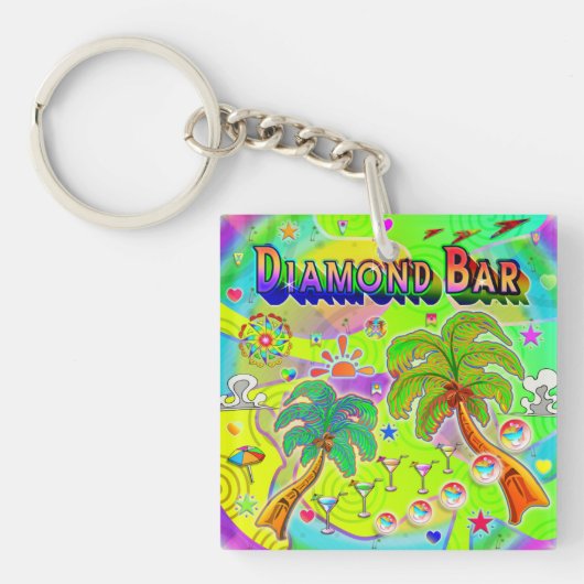 Diamond Bar Mind Focus Schlüsselanhänger (Vorderseite)
