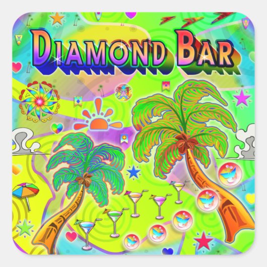Diamond Bar Mind Focus Sticker (Vorderseite)