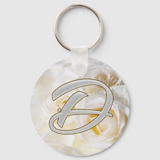 Diamond Bling D Schlüsselanhänger (Vorderseite)