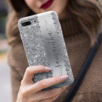 Diamond Bling Glitzer Kalligrafie Name Rose Gold