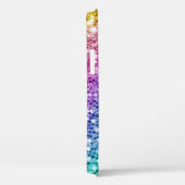Diamond Bling Glitzer Kalligraphie Name Rainbow Case-Mate iPhone Hülle (Rückseite / Rechts)