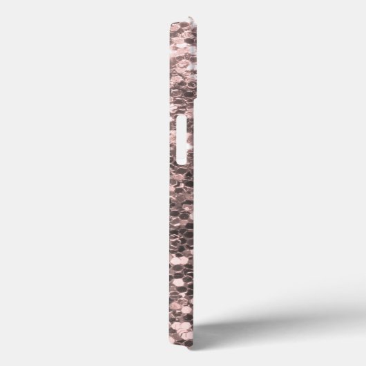 Diamond Bling Glitzer Look Pink Calligraphy Case-Mate iPhone Hülle (Rückseite / Rechts)