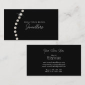 Diamond Bling Jewel Juwelier Store Geschenk Händle Visitenkarte (Vorne/Hinten)