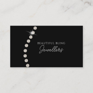Diamond Bling Jewel Juwelier Store Geschenk Händle Visitenkarte