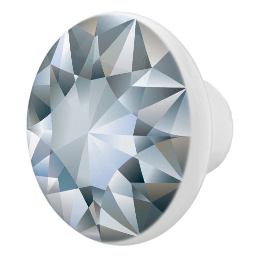 Diamond Bling Jewelry Elegant Jewel Chic Glam Keramikknauf (Rechts)