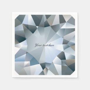 Diamond Bling Jewelry Elegantes Jewel Party Serviette