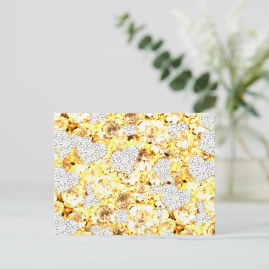 DIAMOND BLING! POSTKARTE (Stehend Vorderseite)