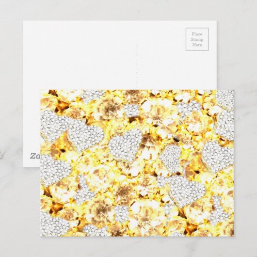 DIAMOND BLING! POSTKARTE (Vorne/Hinten)