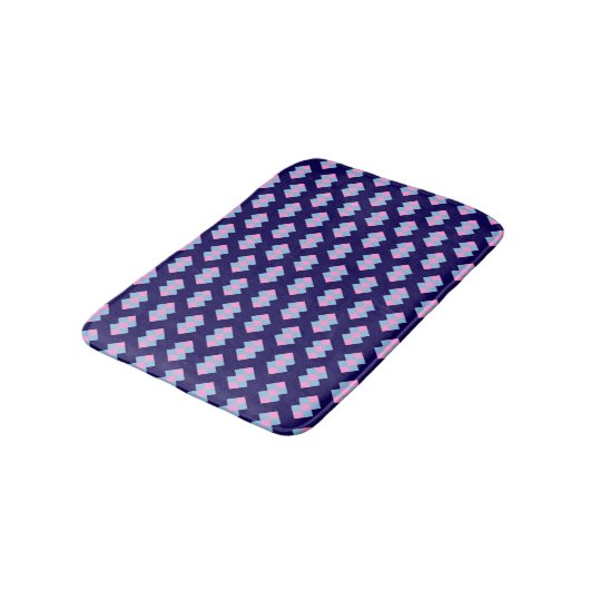 Diamond Blue Bath Mat Badematte (Schrägansicht)
