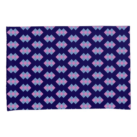 Diamond Blue Pillowcase Kissenbezug (Vorderseite-Rechts)