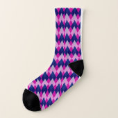 Diamond Blue Pinks Drucksocken Socken (Links - Außen)