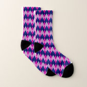 Diamond Blue Pinks Drucksocken Socken (Paar)