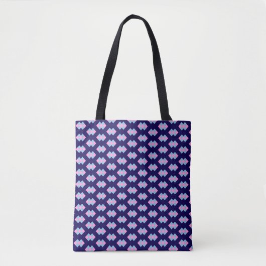 Diamond Blue Tote Tasche (Vorderseite)