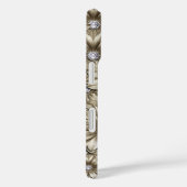 Diamond Blume Gemstone iPhone Case (Rückseite / Rechts)