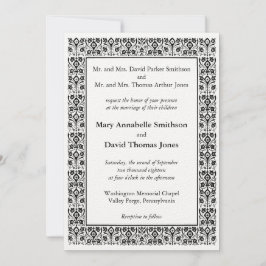 Diamond Blume Hochzeitseinladung Einladung