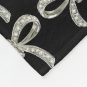 Diamond Bow Fleece Blanket (Ecke)